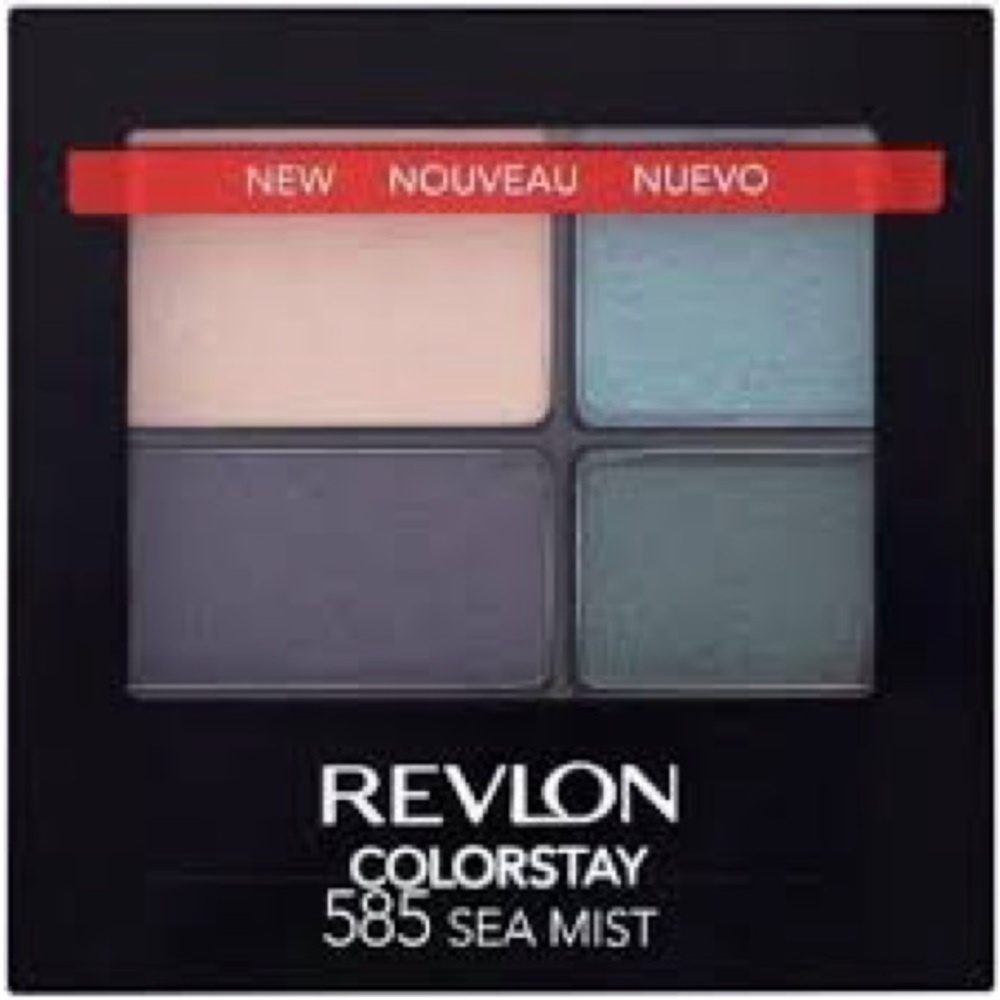 Revlon Colorstay 16 Hour Eye Shadow Quad - Sea Mist New!